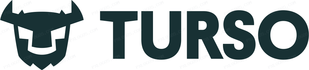 Turso Wordmark Logo PNG with transparent background