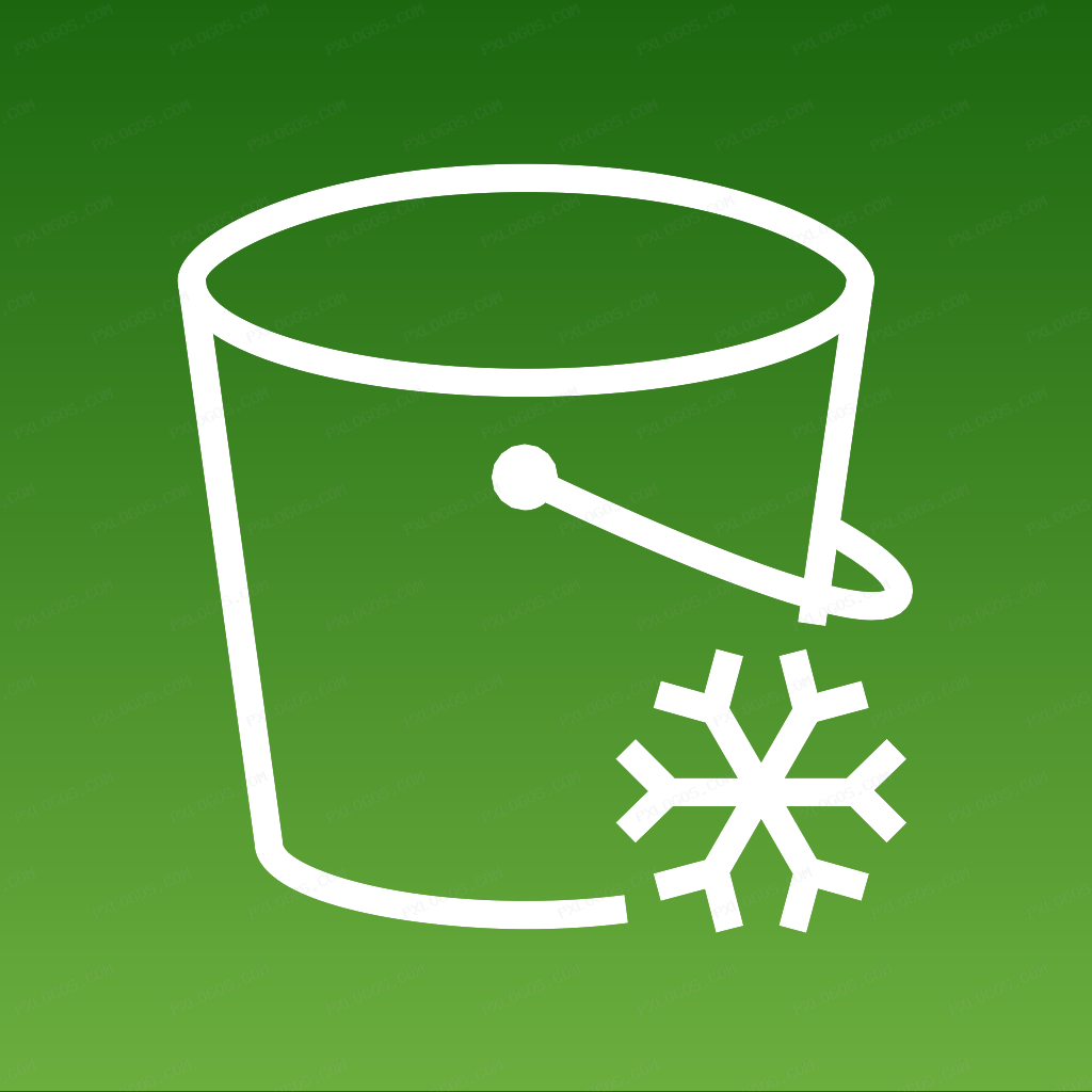 AWS Glacier Logo PNG with transparent background