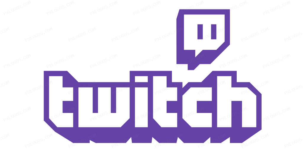 Twitch Wordmark Logo PNG with transparent background