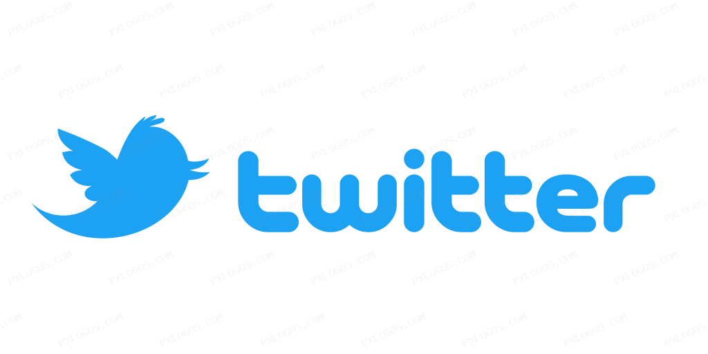 Twitter Wordmark Logo PNG with transparent background