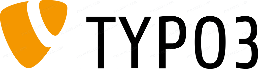 Typo3 Wordmark Logo PNG with transparent background