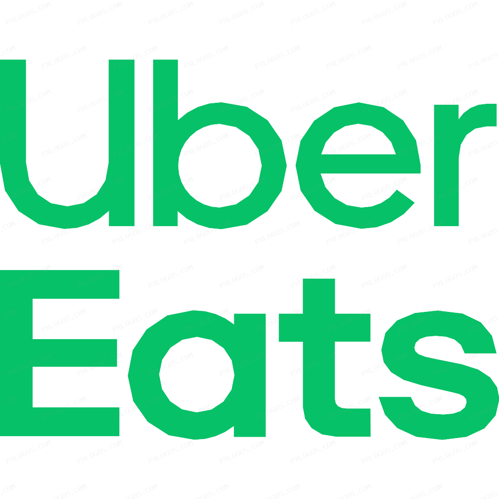 Uber Eats Logo PNG with transparent background