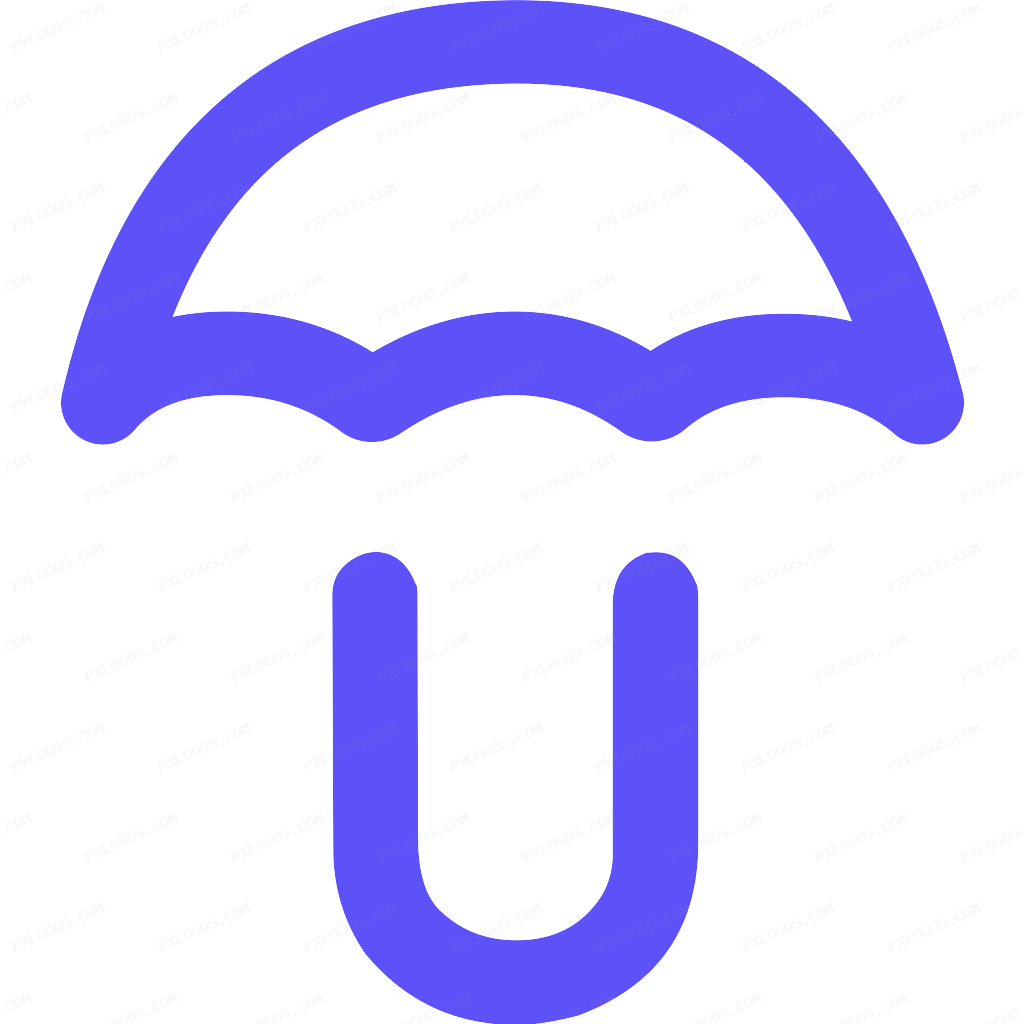 Umbrelos Logo PNG with transparent background
