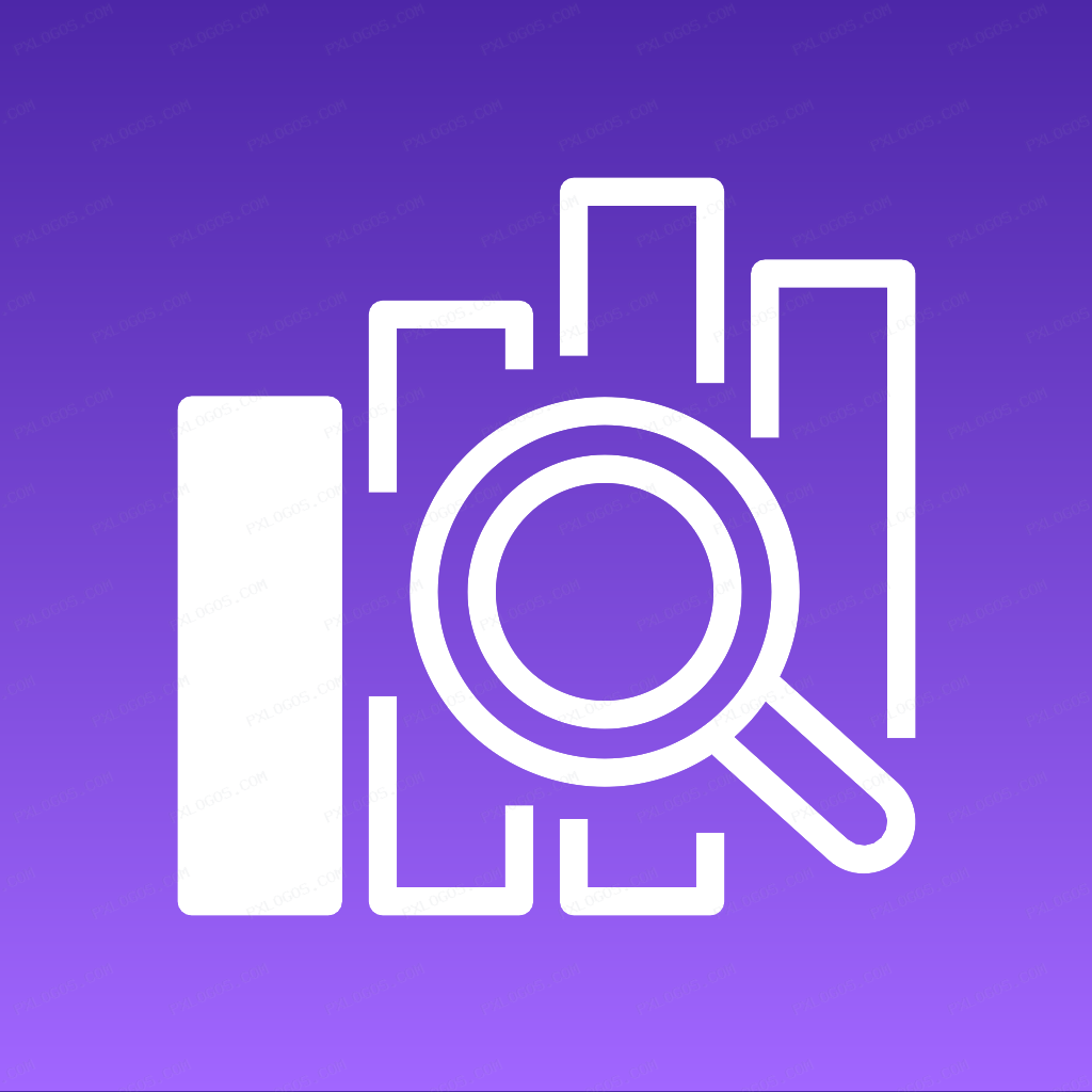 AWS Open Search Logo PNG with transparent background