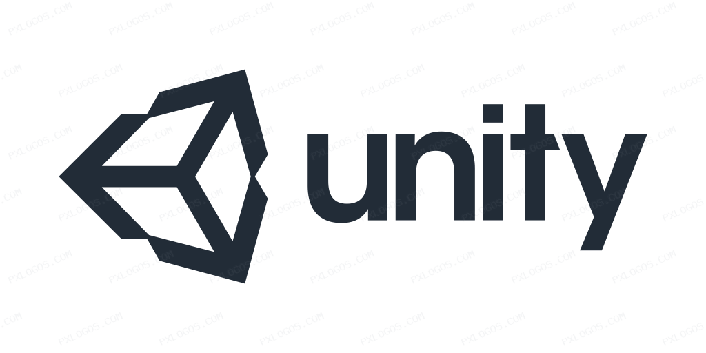 Unity3d Wordmark Logo PNG with transparent background