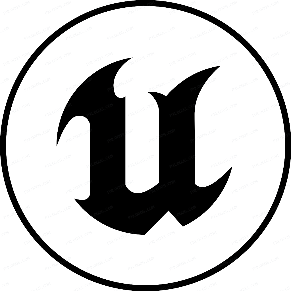 Unrealengine Logo PNG with transparent background