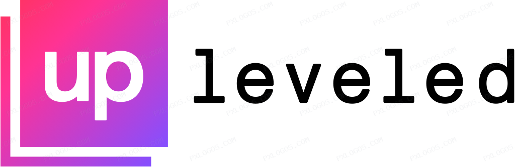 Upleveled Wordmark Logo PNG with transparent background