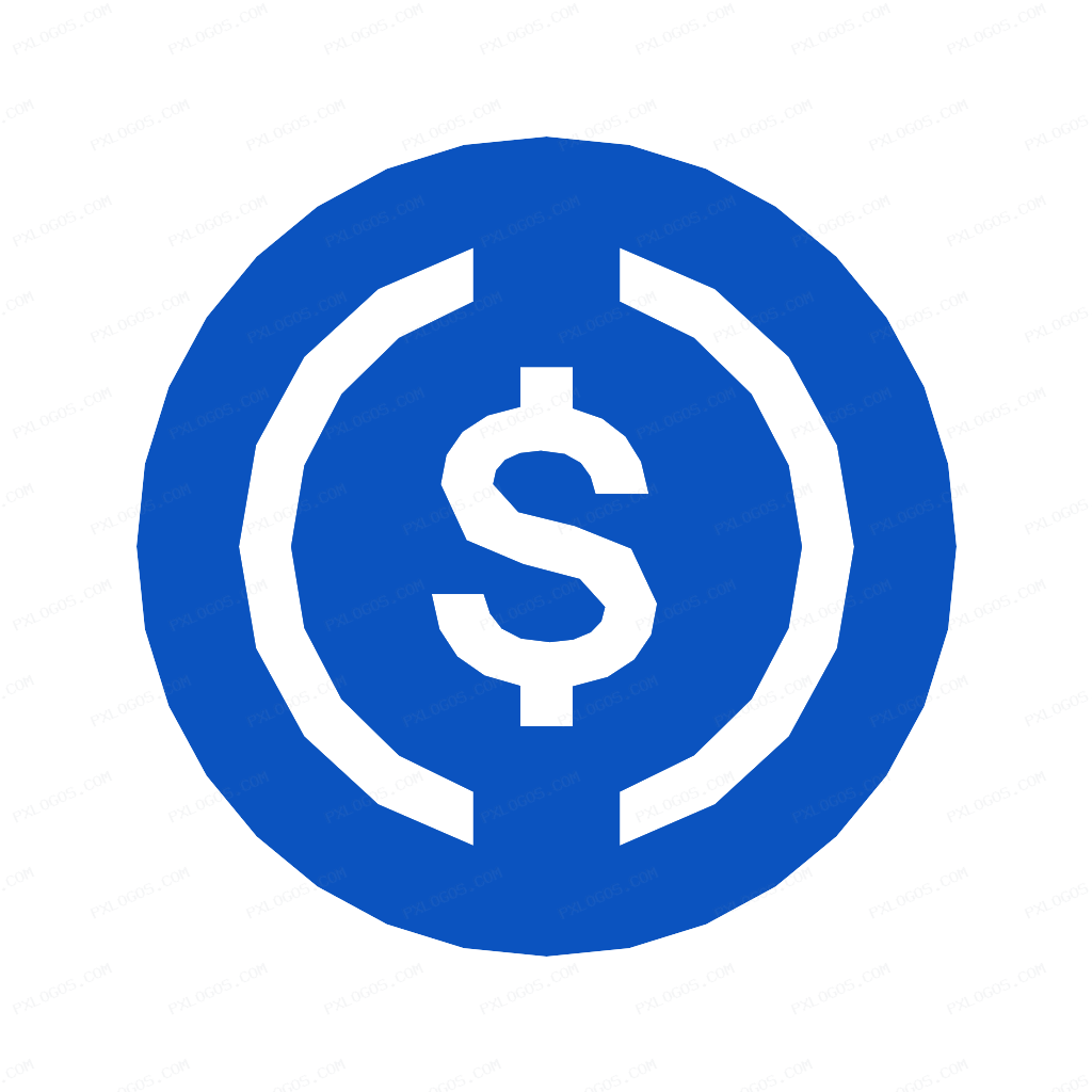 Usdc Logo PNG with transparent background