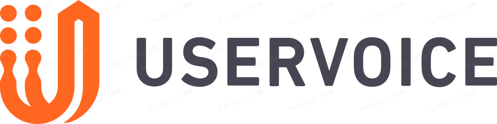 Uservoice Wordmark Logo PNG with transparent background
