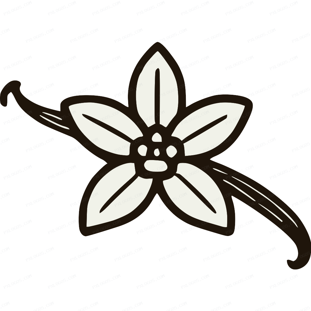 Vanilla Cookbook Logo PNG with transparent background