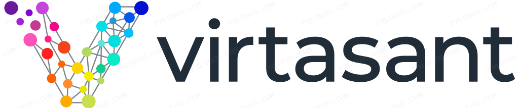 Virtasant Logo PNG with transparent background
