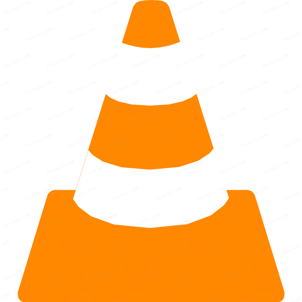 VLC media player Logo PNG with transparent background