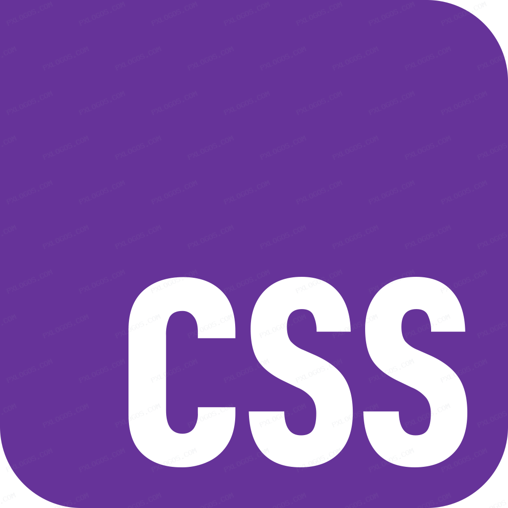 W3 CSS Logo PNG with transparent background