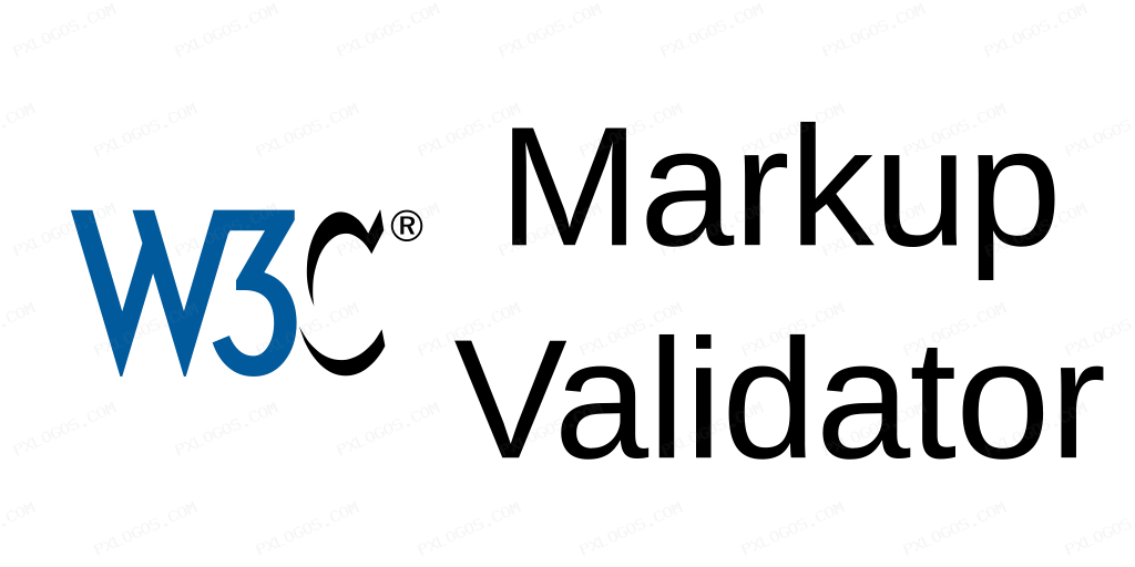 W3c Validator Wordmark Logo PNG with transparent background