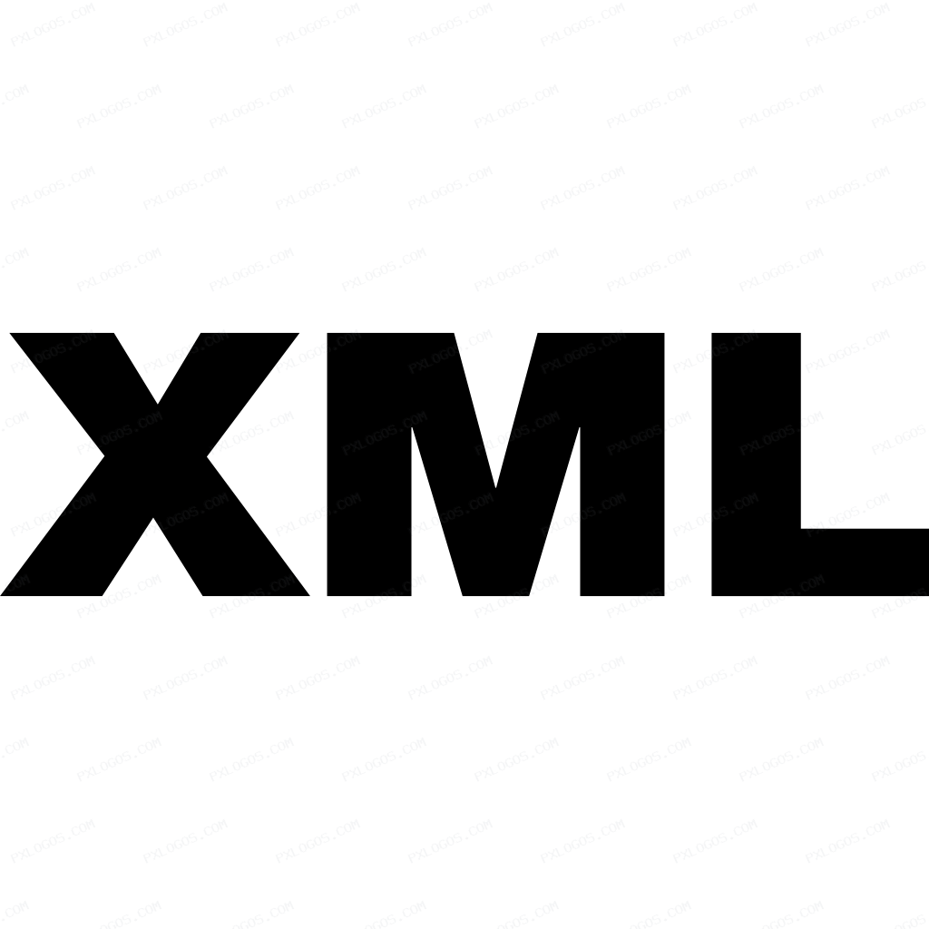 W3c XML Logo PNG with transparent background