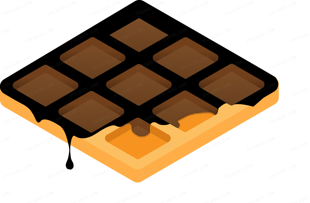 Waffle Logo PNG with transparent background