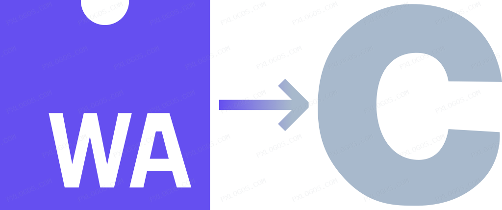 Wasm2c Logo PNG with transparent background