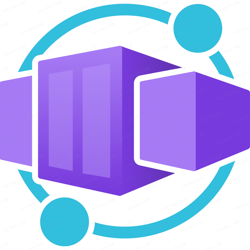 Azure Container Apps Logo PNG with transparent background