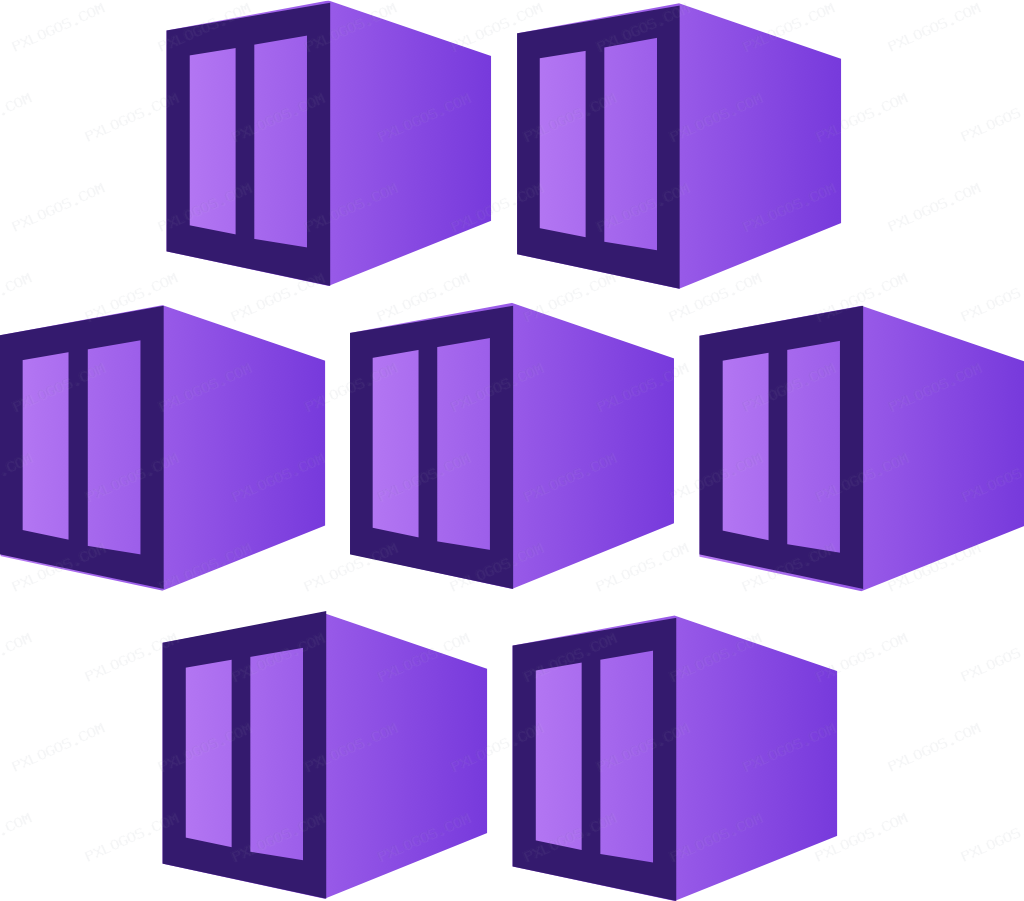 Azure Container Service Logo PNG with transparent background