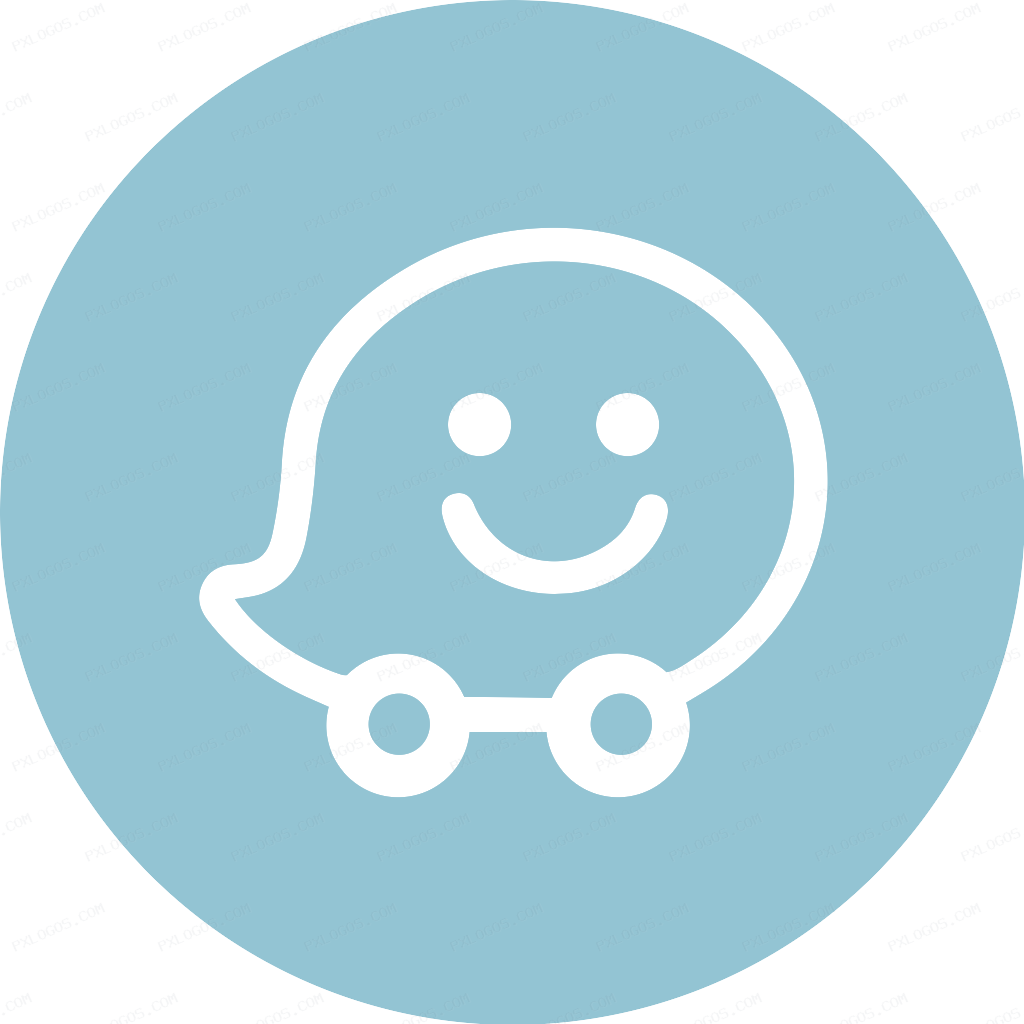 Waze Logo PNG with transparent background