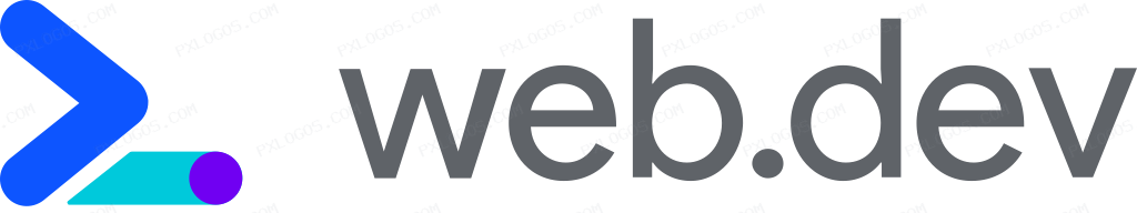 Web Dev Wordmark Logo PNG with transparent background