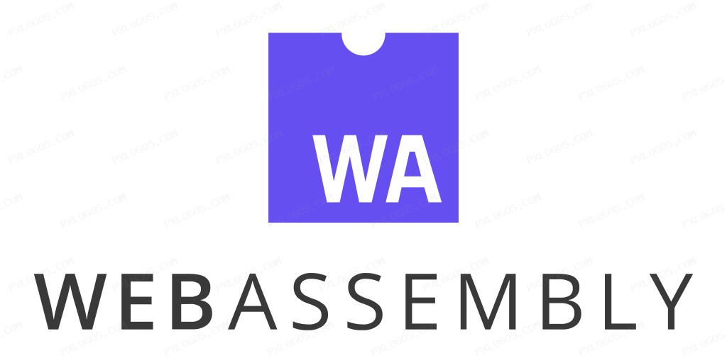 Webassembly Wordmark Logo PNG with transparent background