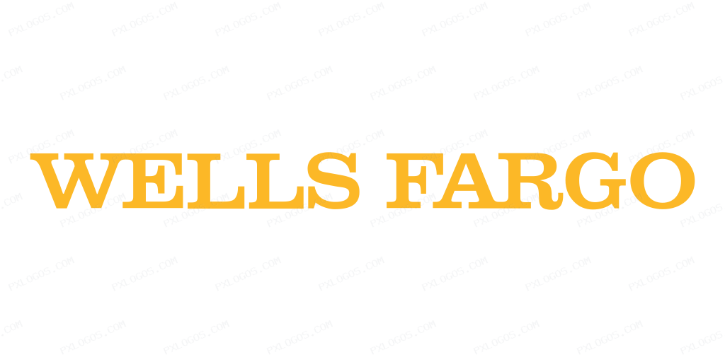 Wellsfargo Wordmark Logo PNG with transparent background