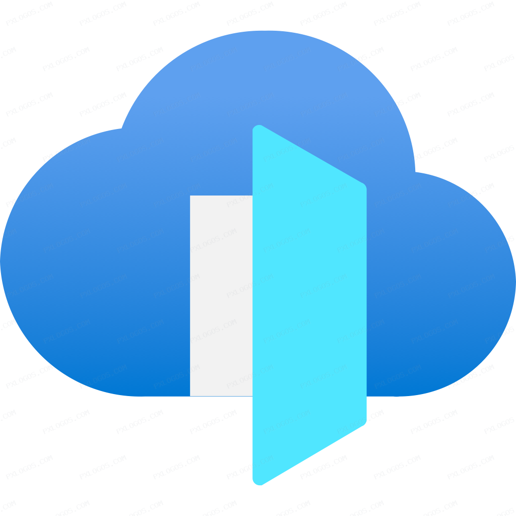 Azure Front Door Logo PNG with transparent background