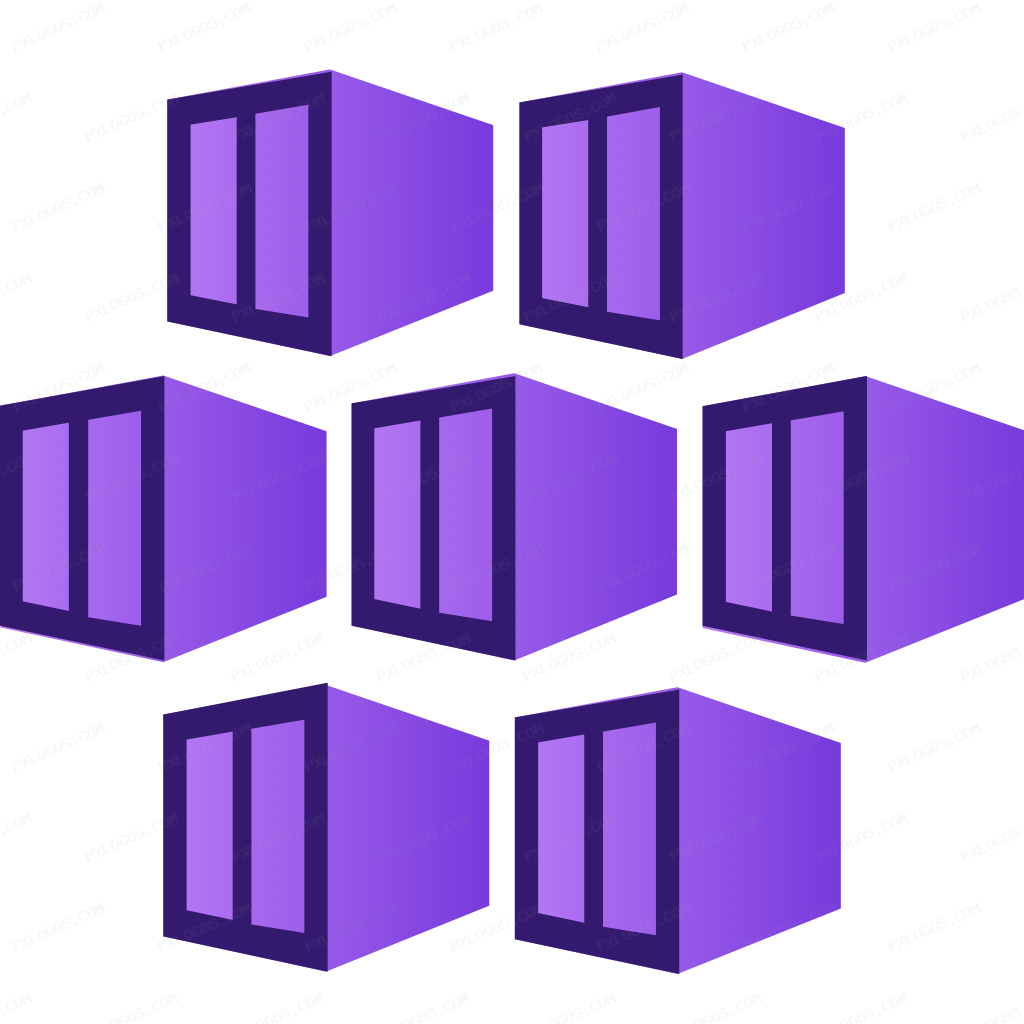 Azure Kubernetes Services Logo PNG with transparent background