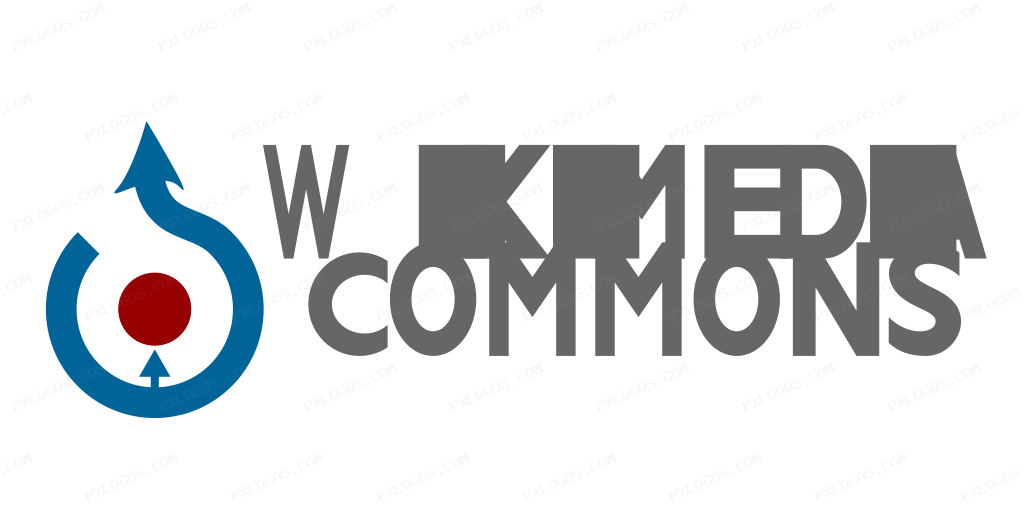 Wikimedia Commons Wordmark Logo PNG with transparent background