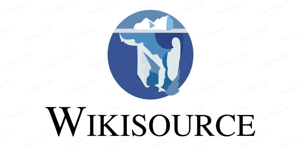 Wikisource Wordmark Logo PNG with transparent background