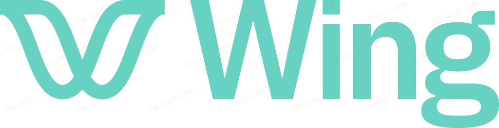 Winglang Wordmark Logo PNG with transparent background