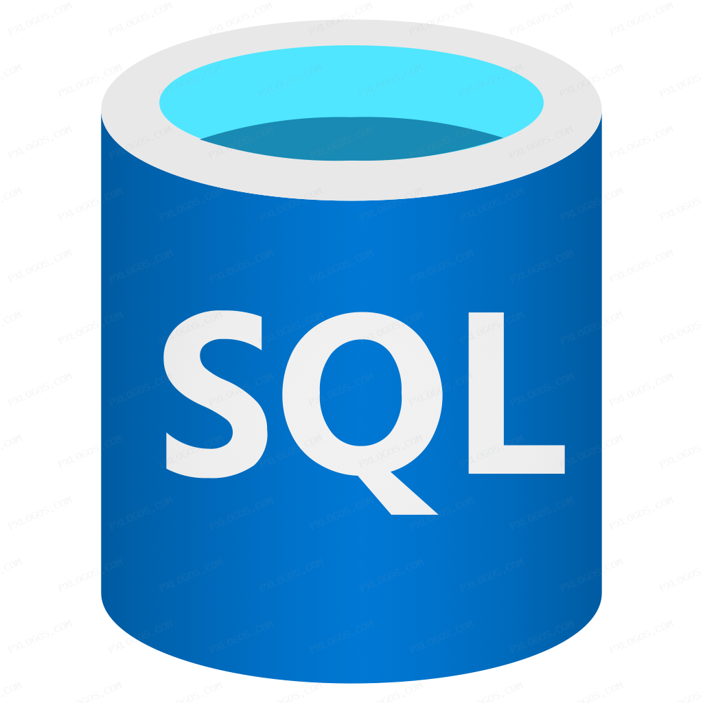Azure SQL DB Logo PNG with transparent background