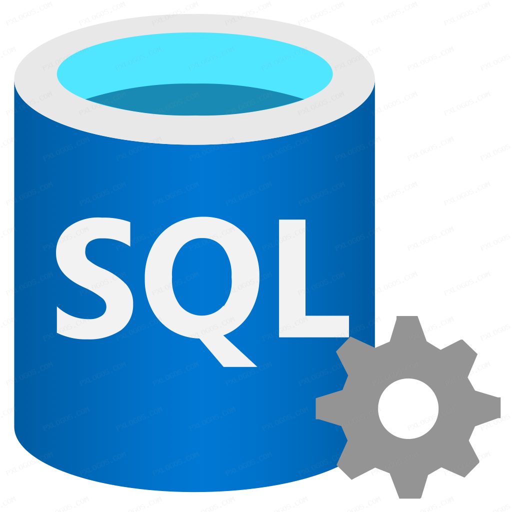 Azure SQL Server Logo PNG with transparent background