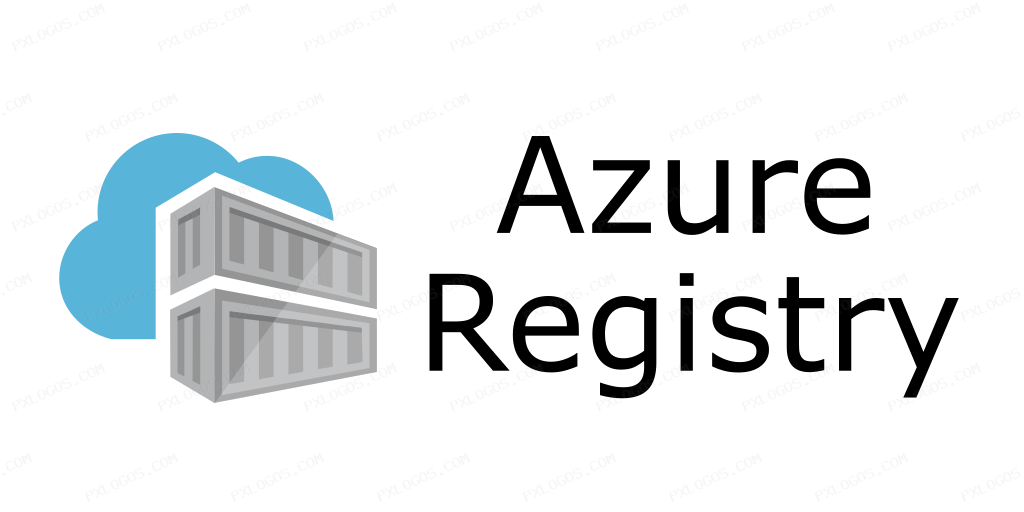 Azurecontainerregistry Wordmark Logo PNG with transparent background