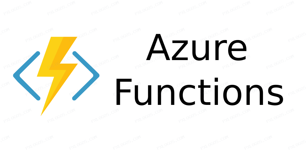 Azurefunctions Wordmark Logo PNG with transparent background