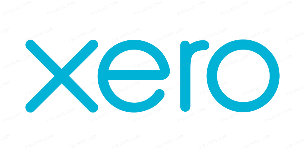 Xero Wordmark Logo PNG with transparent background