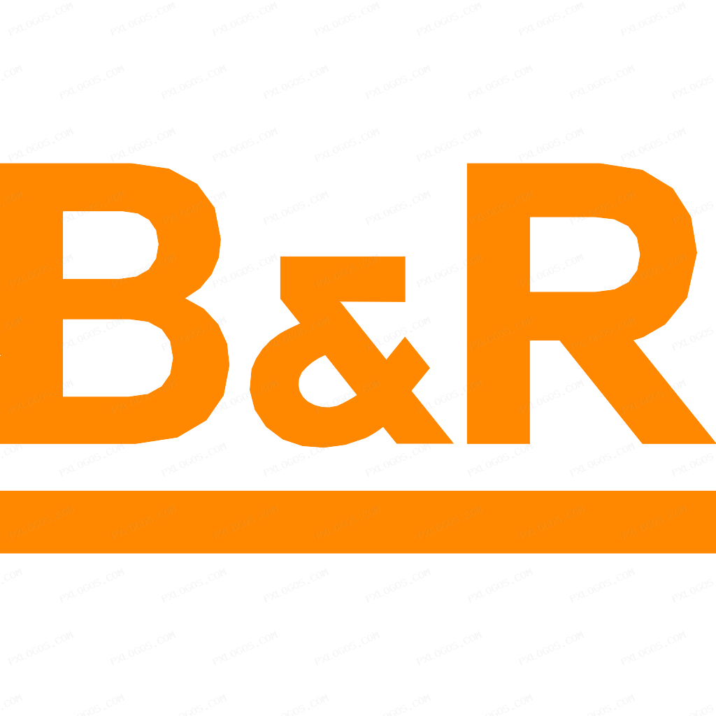 B And R Automation Logo PNG with transparent background