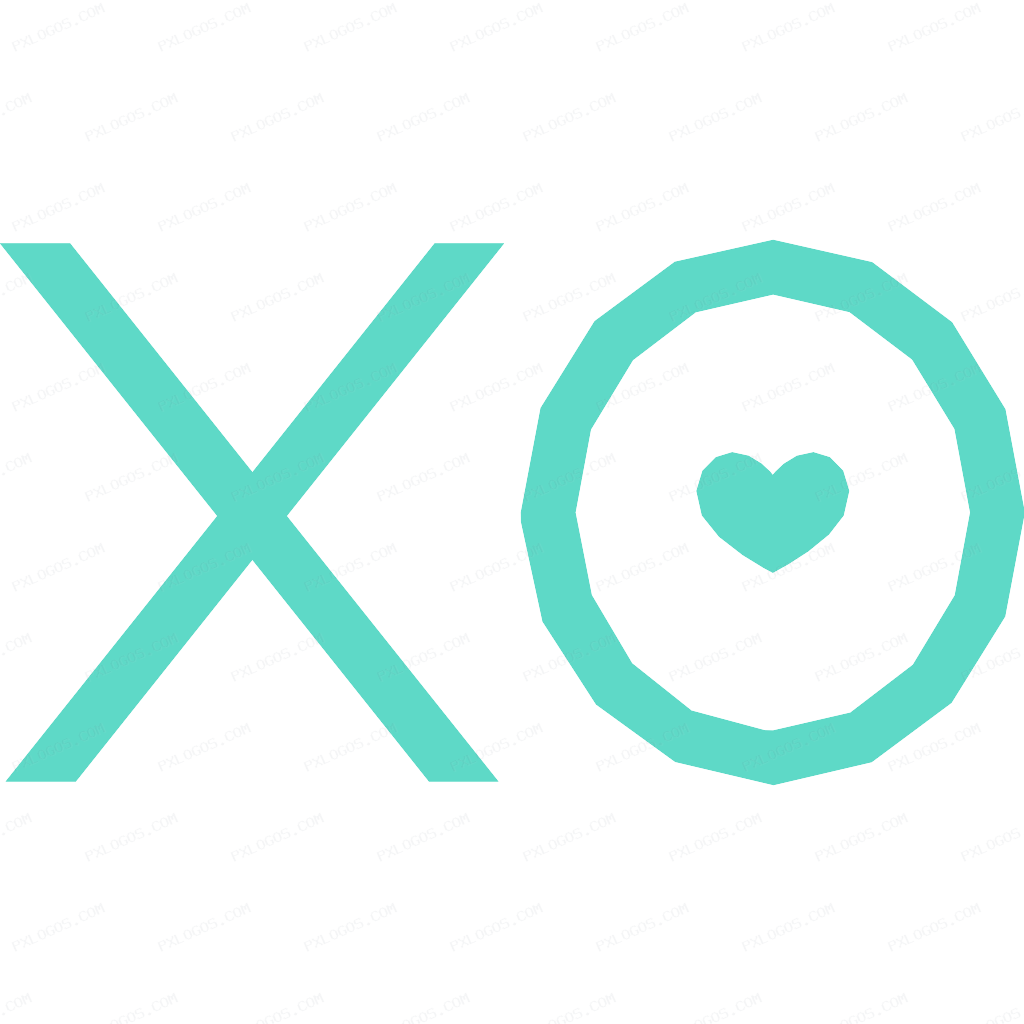 XO Logo PNG with transparent background