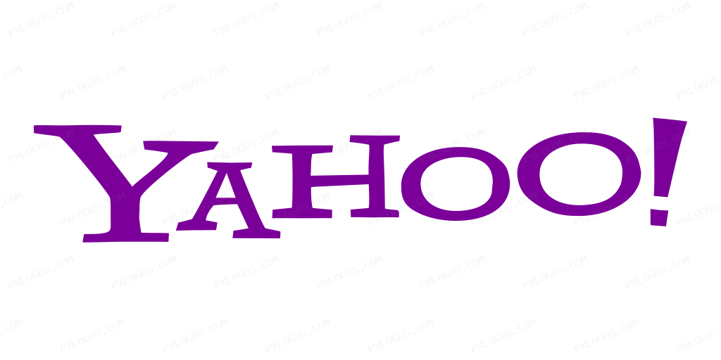 Yahoo Wordmark Logo PNG with transparent background