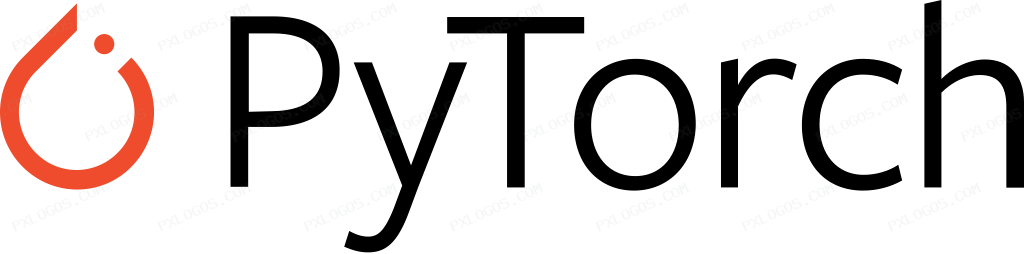 PyTorch Wordmark Logo PNG with transparent background