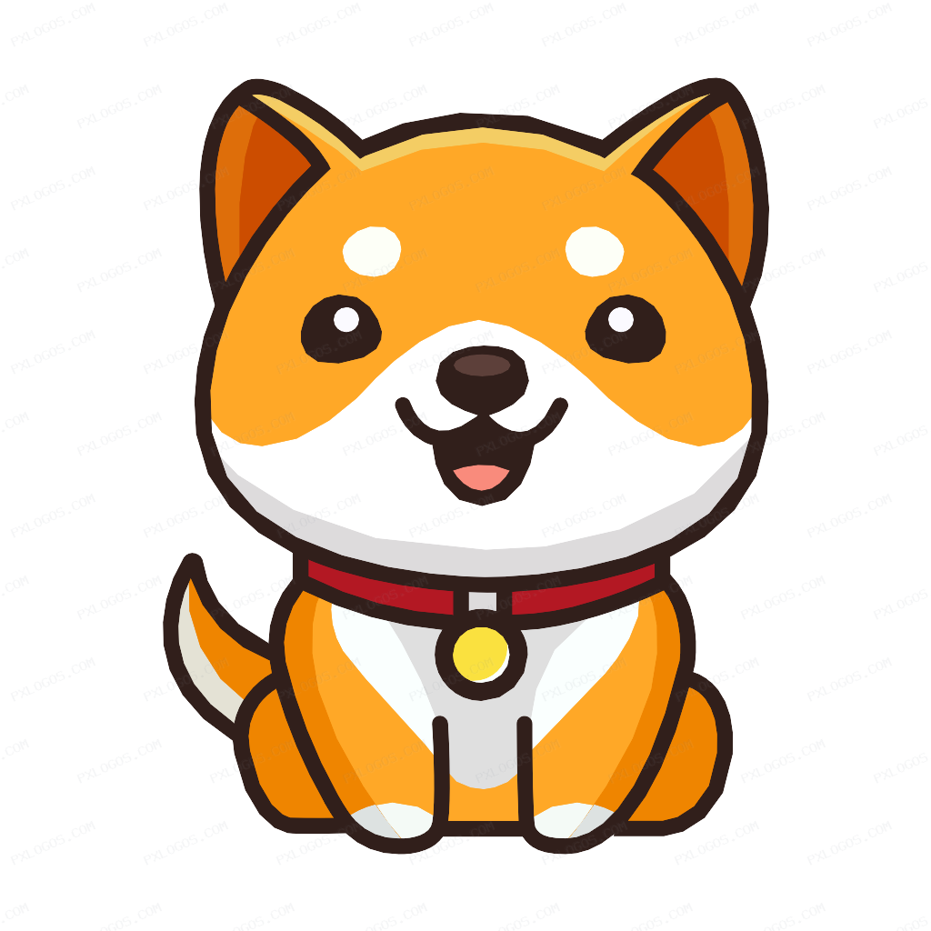 Babydoge Logo PNG with transparent background