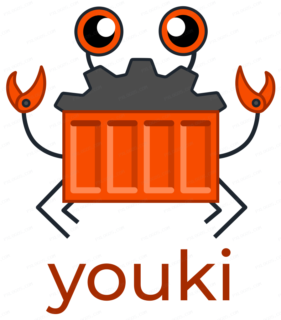 Youki Logo PNG with transparent background