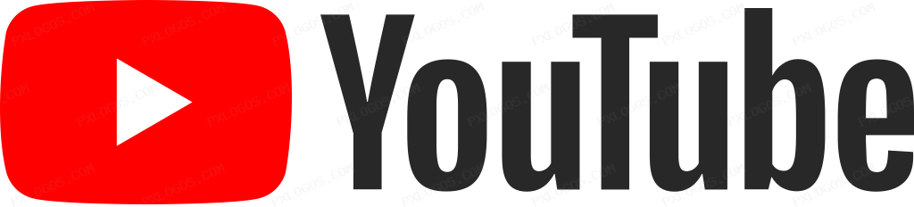 YouTube Wordmark Logo PNG with transparent background