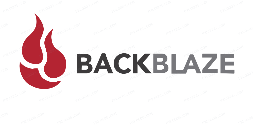Backblaze Wordmark Logo PNG with transparent background