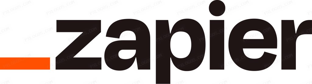 Zapier Wordmark Logo PNG with transparent background