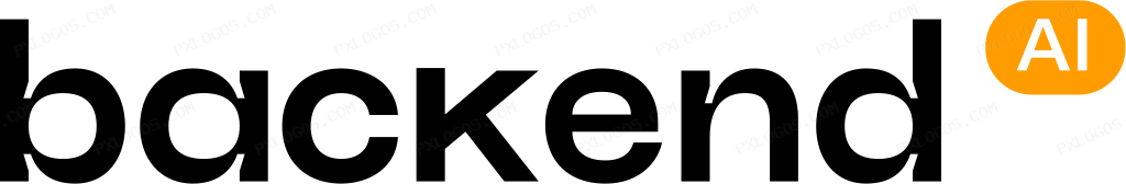 Backend AI Logo PNG with transparent background