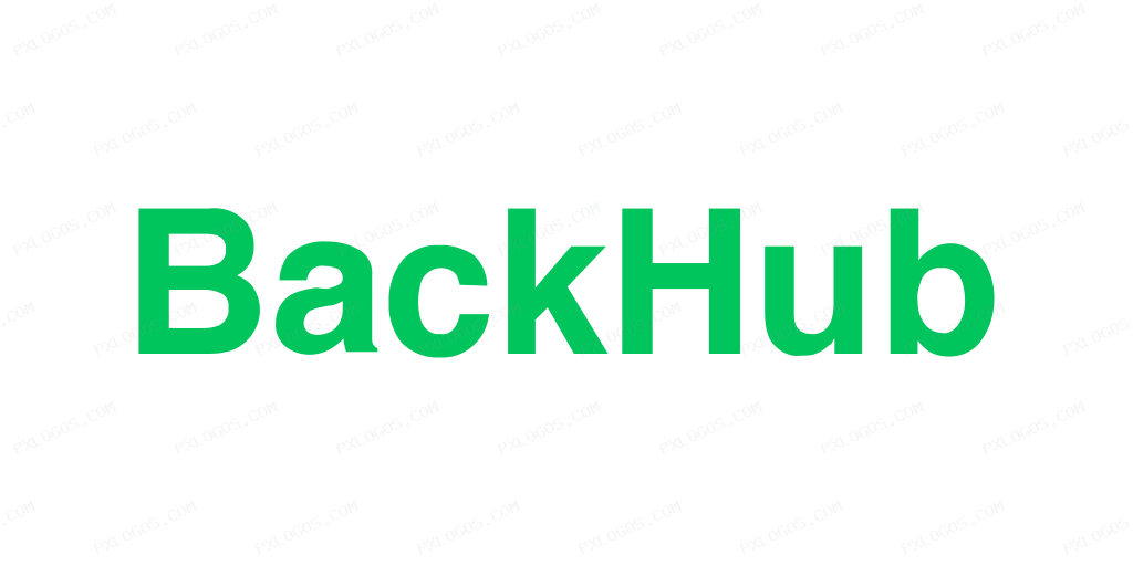 Backhubco Wordmark Logo PNG with transparent background