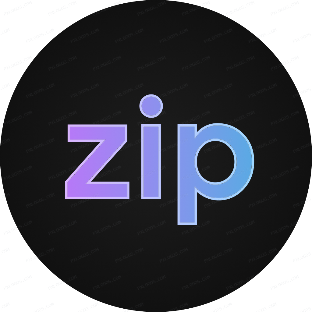 Zipline Diced Logo PNG with transparent background