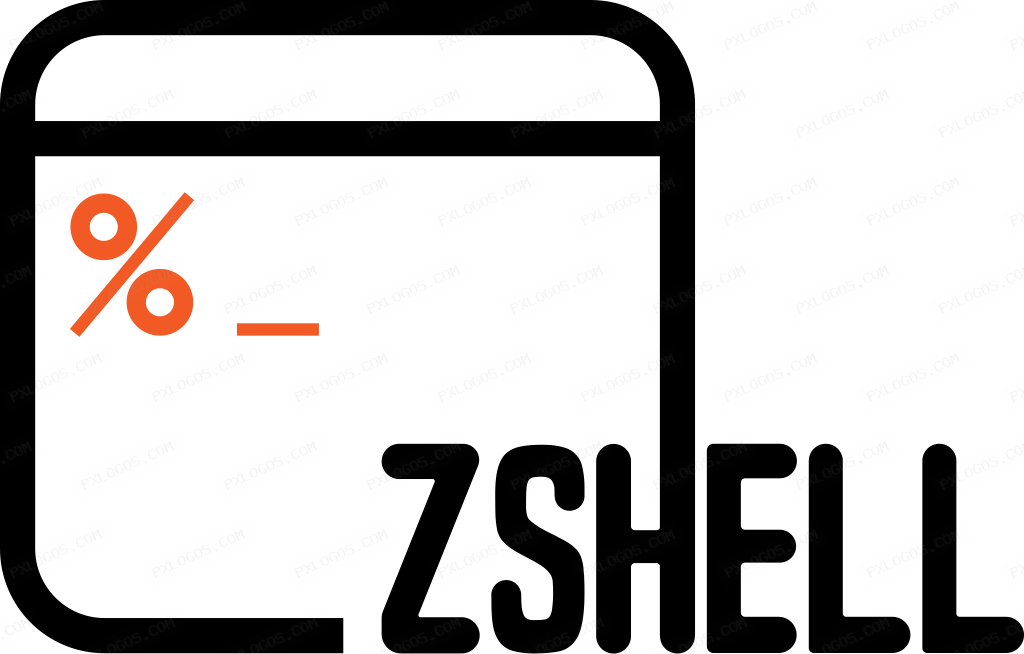 Zsh Logo PNG with transparent background